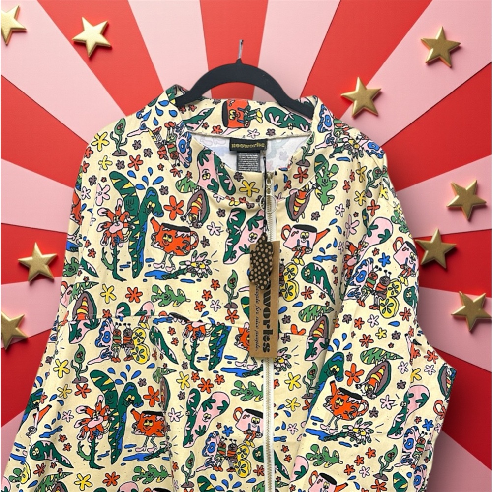 🪲🆕 NEW Nooworks 5X Art Teacher Dress in Bug Out (fits like women’s U.S. 22/24)